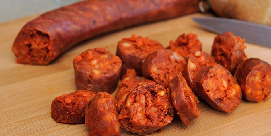 chorizo de calabaza, chorizo español chorizo casero