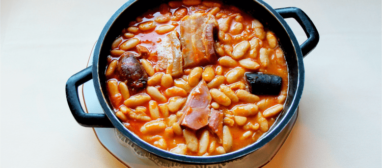 Asturian fabada stew
