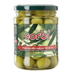 Olives Manzanilla Saveur Anchois Corbi | Acheter En Ligne