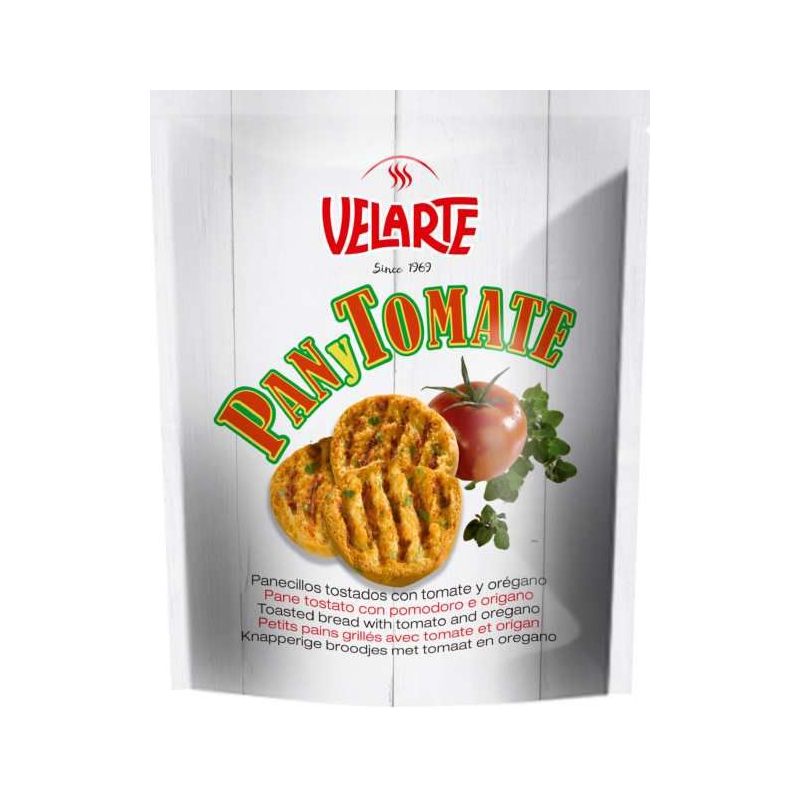 Tomaten und Oregano gerösteten Brot