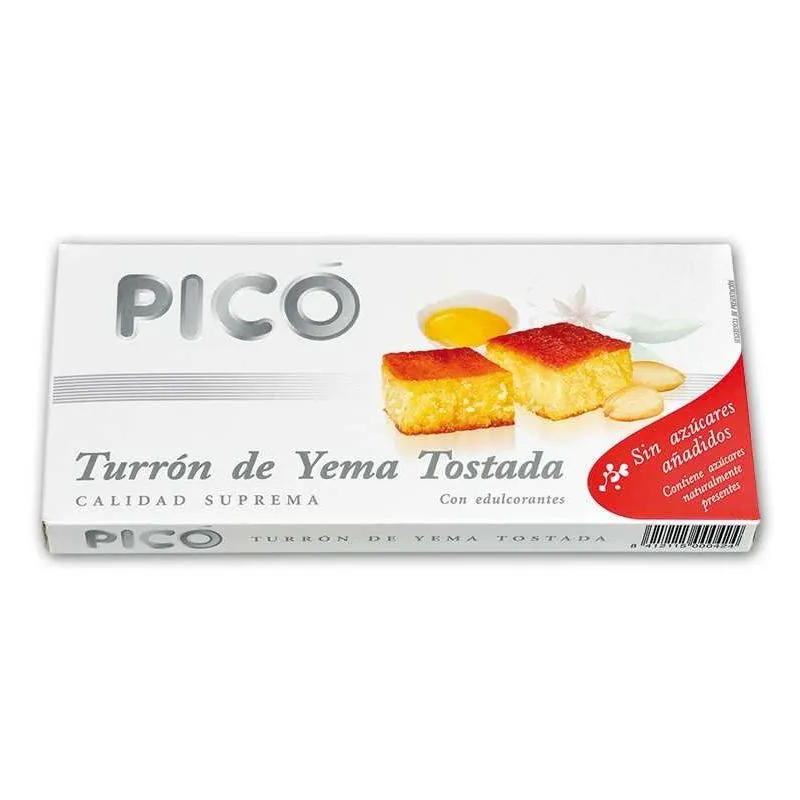 Turrón de Yema Tostada Sin Azúcares