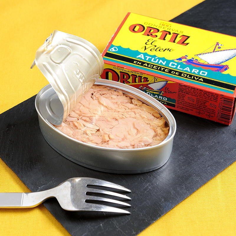 Buy Light Tuna in Olive Oil Ortiz Gastronomic Spain