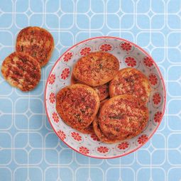 Tomaten und Oregano Gerösteten Brot