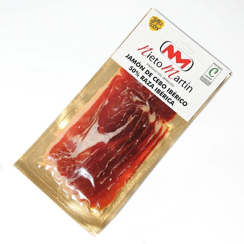 Achat Boîte de Jambon Ibérique de Cebo tranché 50% race Ibérique