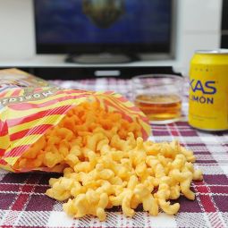 Popcorn Ketchup and Mustard