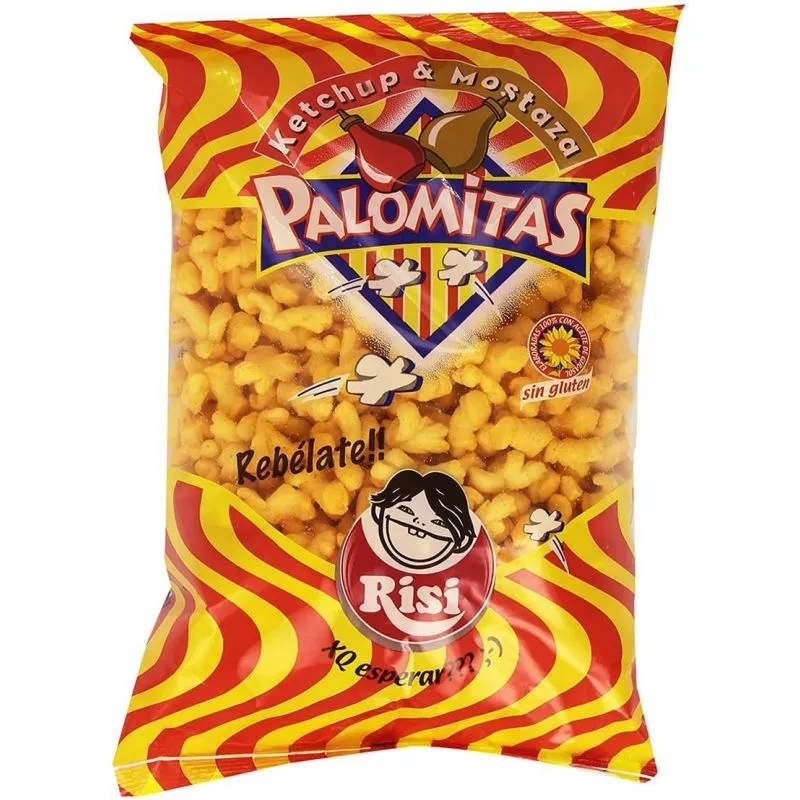 Palomitas ketchup y mostaza