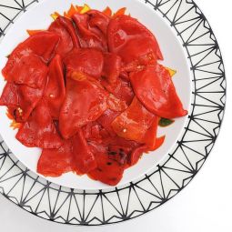 Piquillo Peppers slices and whole