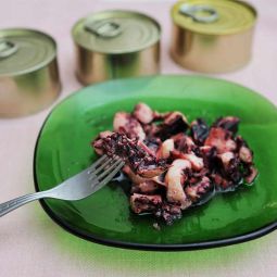 Tentacles with sunflower oil