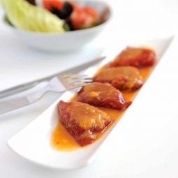 Piquillos Farcis de Morue et Crevettes
