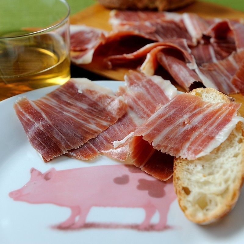 Jamón de Cebo de Campo Ibérico Cortado a Cuchillo