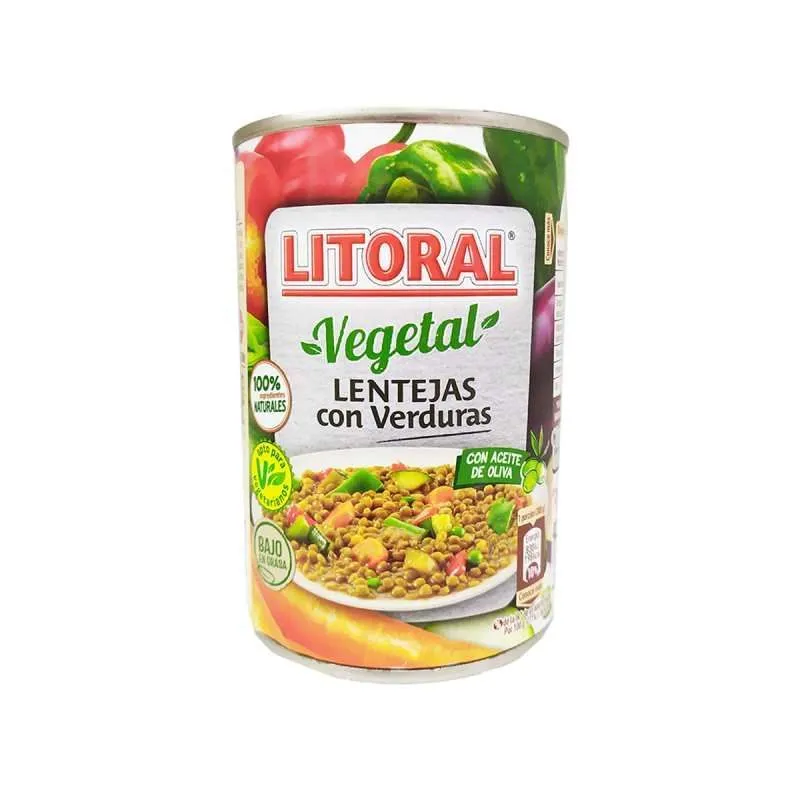 Lentejas con Verduras Litoral