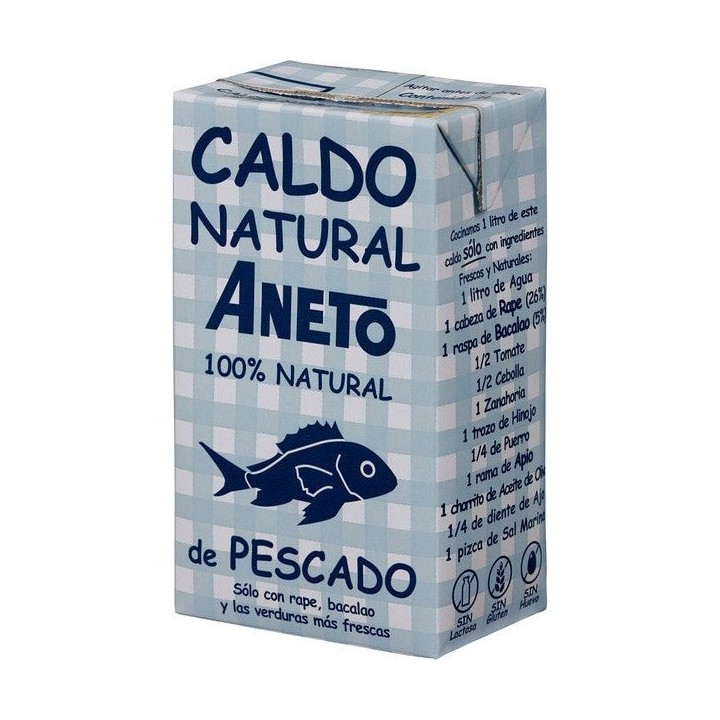 Caldo de Pescado Aneto 100% Natural