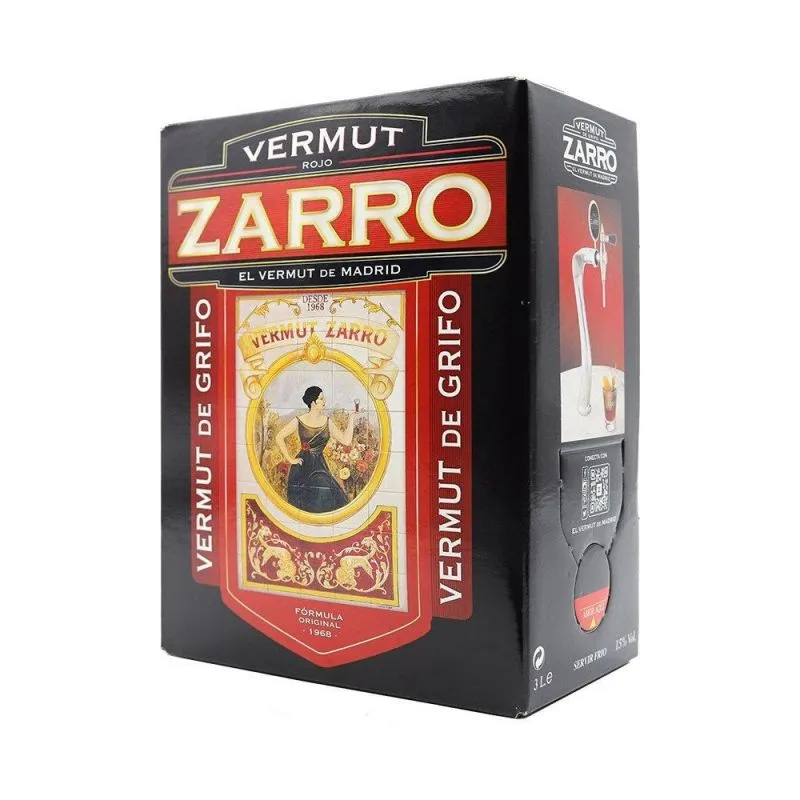 Vermut Zarro Rojo 3 L.