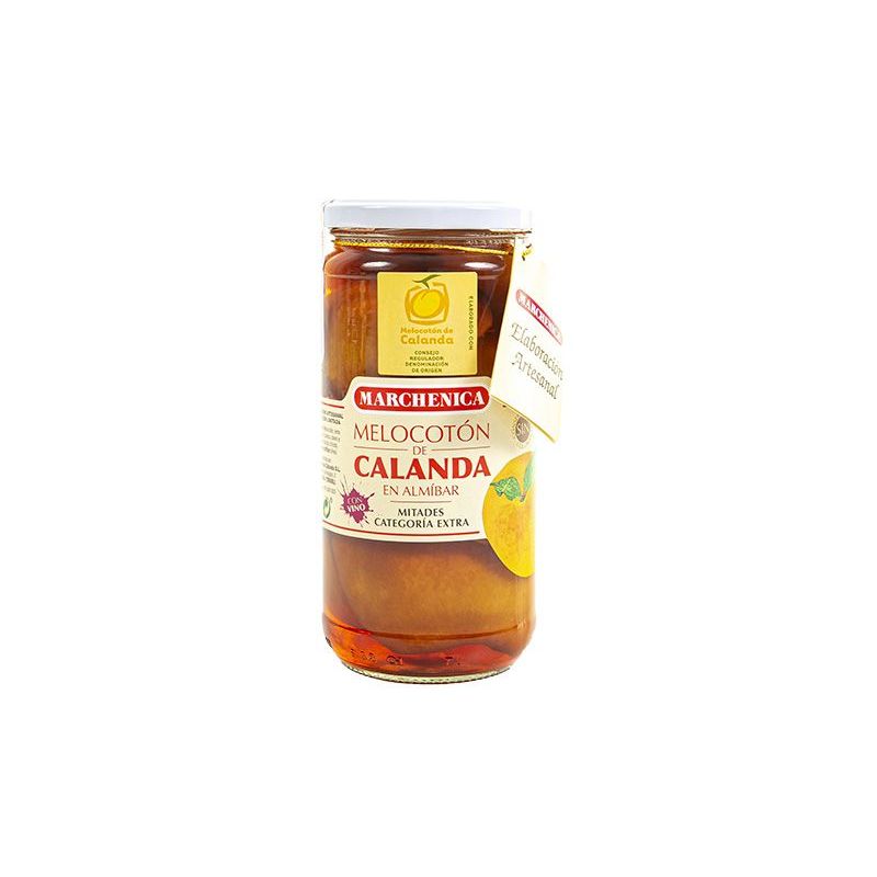 Melocotón de calanda en Almibar con vino