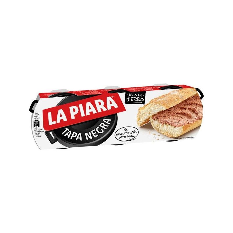 Pate La Piara Tapa Negra pack 3