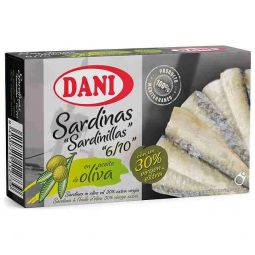 Petite Sardines à l'Huile d'Olive Dani