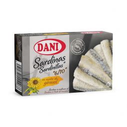 Small Sardines in Sunflower Oil Dani
