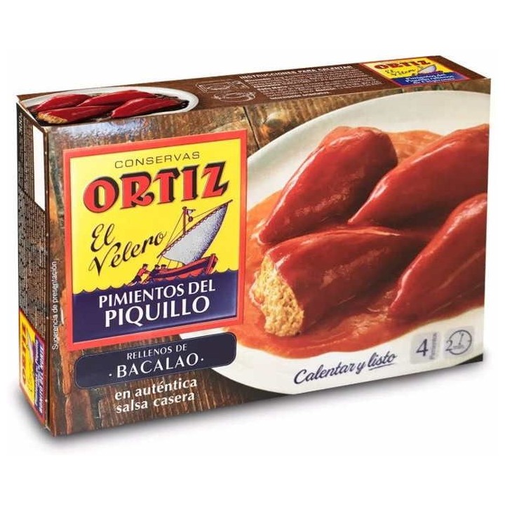 kabeljauw gevulde paprika's Ortiz | Online Kopen