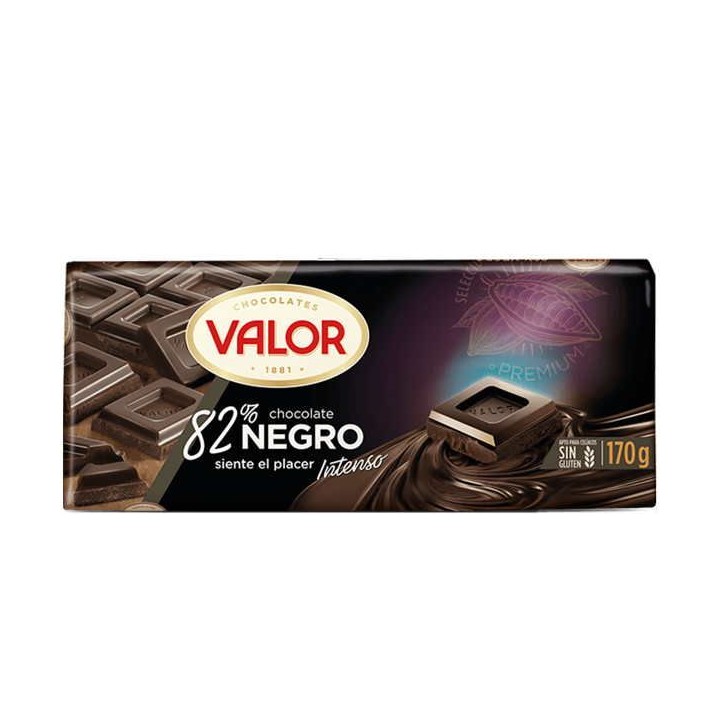 ▷ Chocolate Valor 82% | Comprar Online | Envío Gratis Europa
