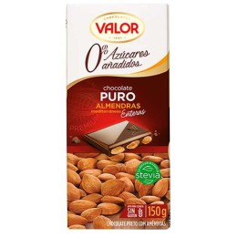 ▷ Dark Chocolate Sugar Free With Almonds Valor | Buy  Online