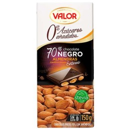 Plain Chocolate Sugar Free With Almonds Valor | Buy Online