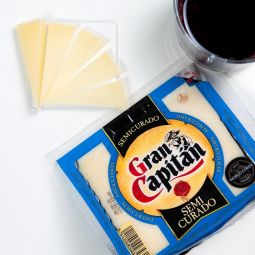 Queso Gran Capitán Semicurado Cuña 250 gr.