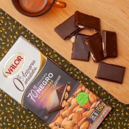 Plein Chocolate Sugar Free With Almonds 70% Valor
