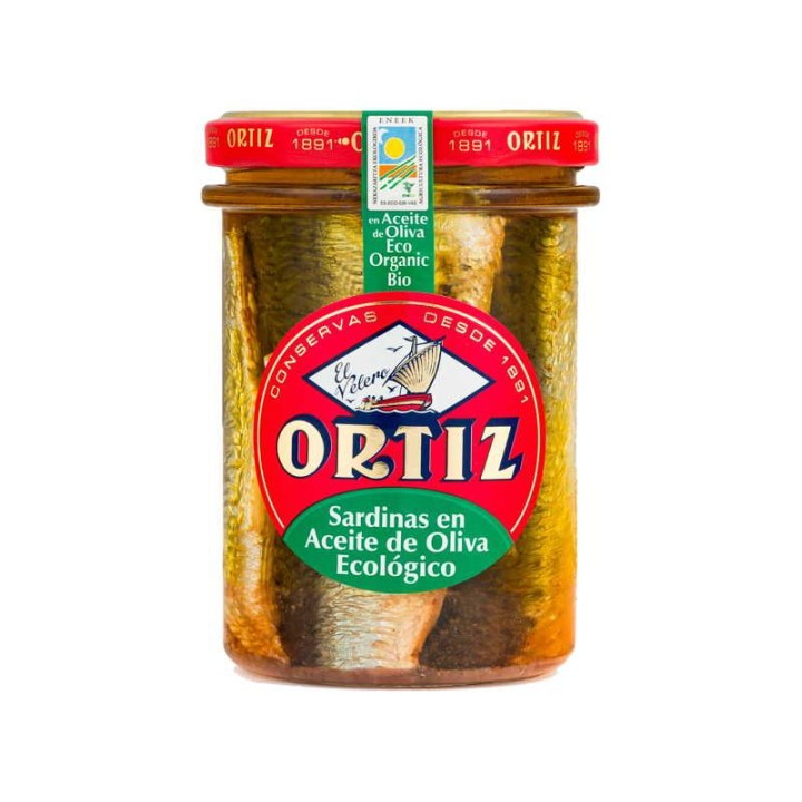 ▷ Organic Ortiz Sardines in Olive Oil | Buy | Free Delivery
