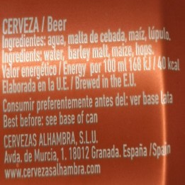 Buy Alhambra beer Online | Gastronomic Spain