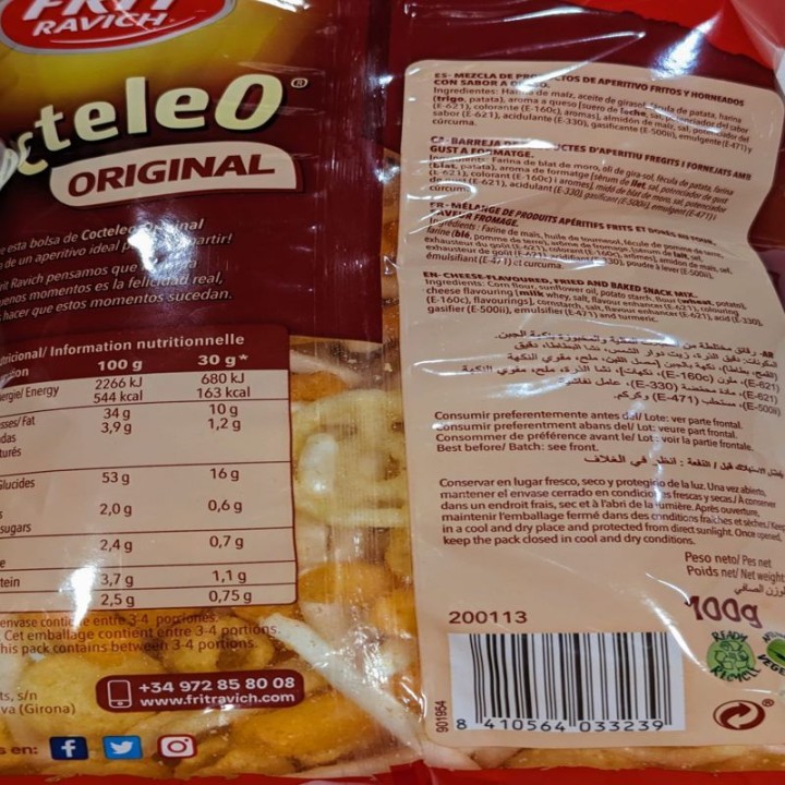 Cocteleo Original Frit Ravich I Online I Envío Gratis