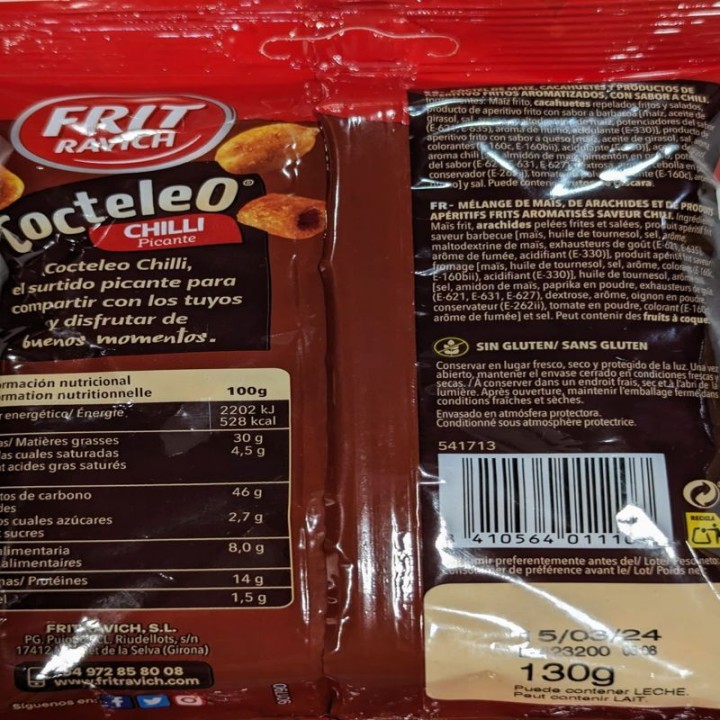 Knabbermix Frit Ravich Cocteleo Chili I Gratis Lieferung
