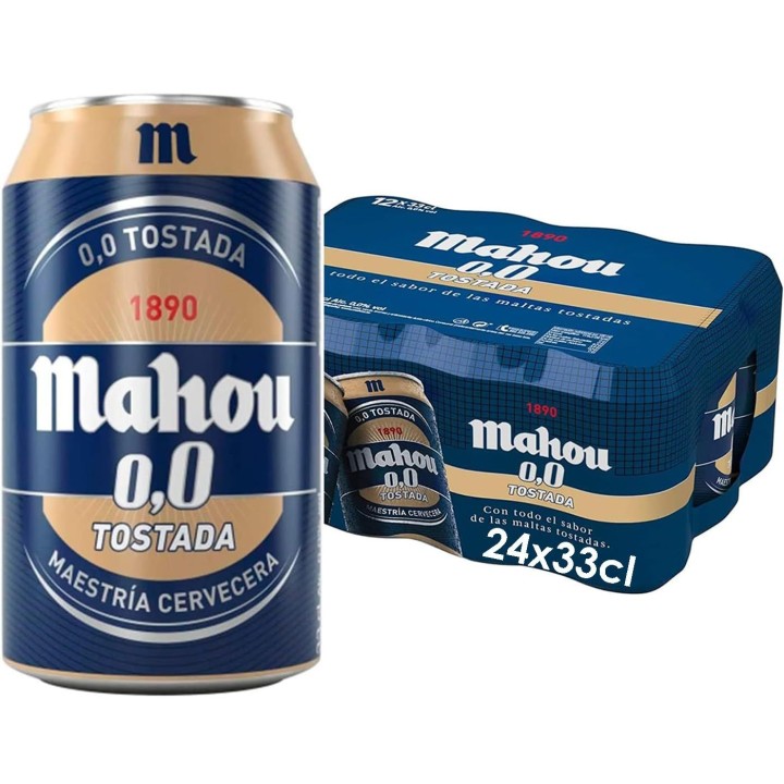 Acheter en ligne Pack Mahou Tostada 0'0