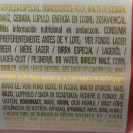 Acheter Bière Ambar online | Gastronomic Spain