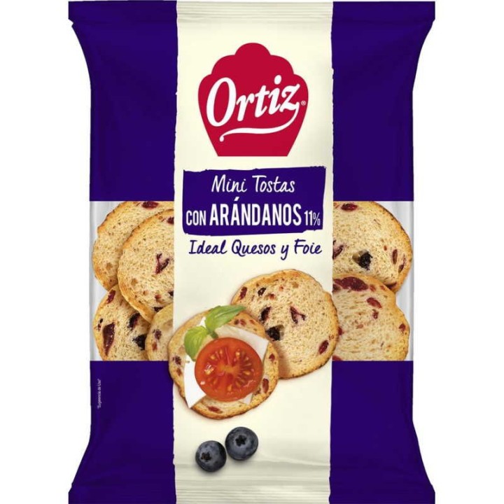 Mini Toasts mit Blaubeeren Ortiz I Gratis Versand
