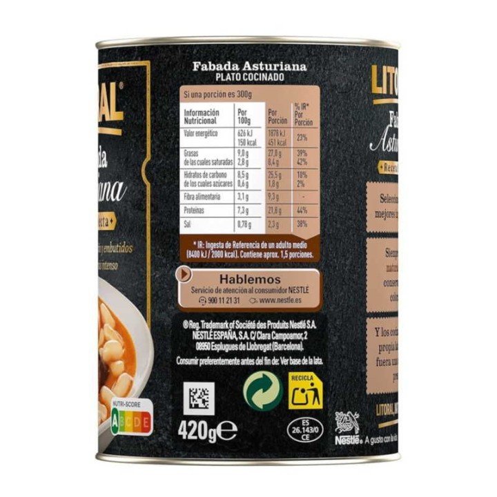 Fabada Asturiana Gourmet Litoral I Achet en Ligne