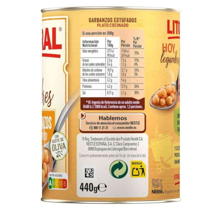 Chickpeas Stew Litoral I Shop Online I Free Shipping