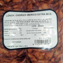 Geschnittene iberische Chorizo | ​​Online Kaufen