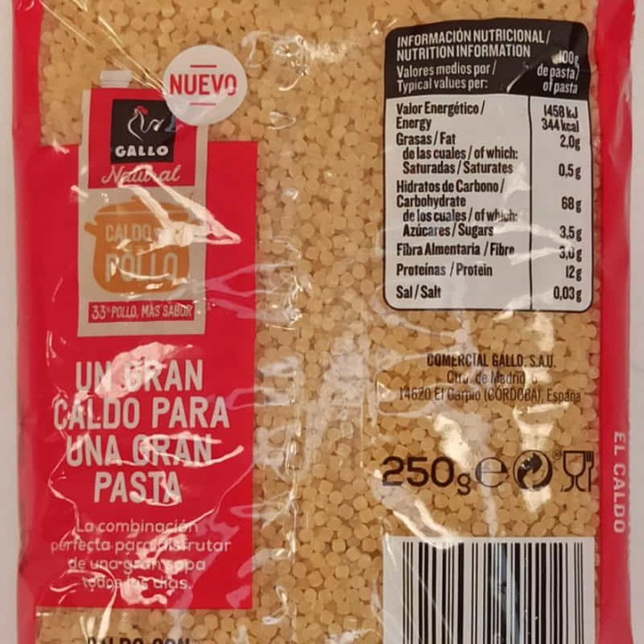 Pasta Gallo Maravilla | Comprar Online | Envío Gratis