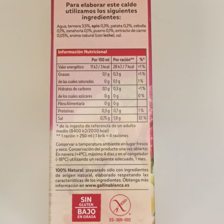 Fleischbrühe Gallina Blanca | Kaufen | Gratis Versand