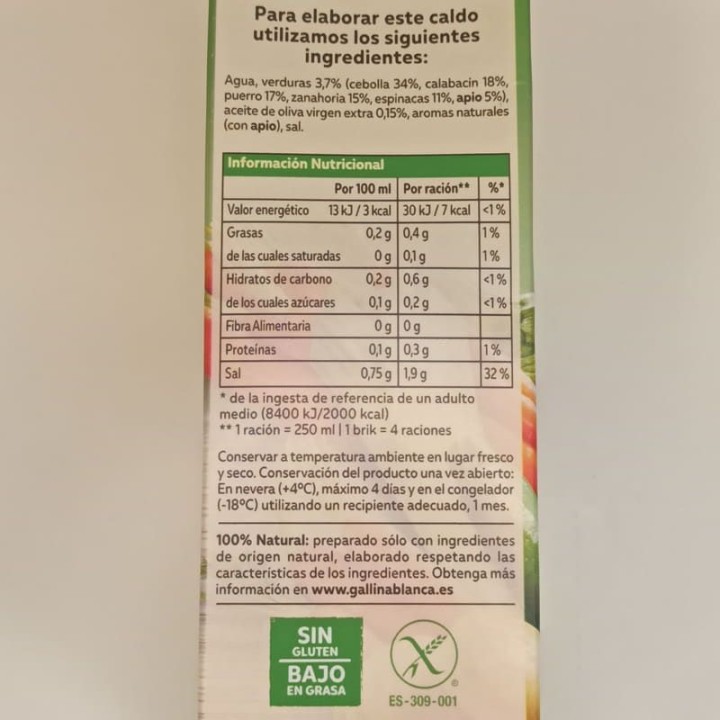 Gemüsesuppe Gallina Blanca | Online Kaufen | Gratis Versand
