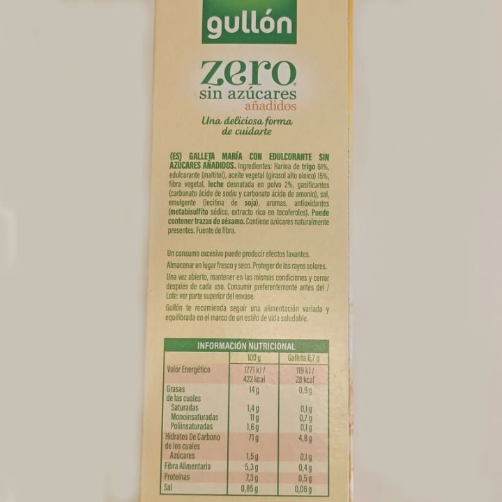 Gullon Suikervrije Maria koekjes | Koop | Gratis Verzending