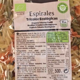 ▷ Fusilli Tricolore Bio | Acheter En Ligne | Envoi Gratuit