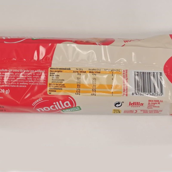 Cookies avec Nocilla Blanche I Achet I Envói Gratuit