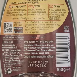 ▷ Buy Nescafé Coffee Classic Online | Gastronomic Spain