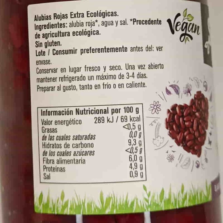 Comprar Alubias Rojas Ecológicas |Gastronomic Spain