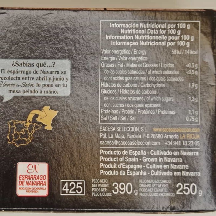 Buy White Asparagus Extra Online | Gastronomic Spain