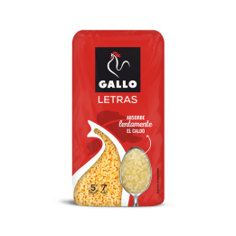 Pasta de Letras Gallo | Comprar Online | Envío Gratis