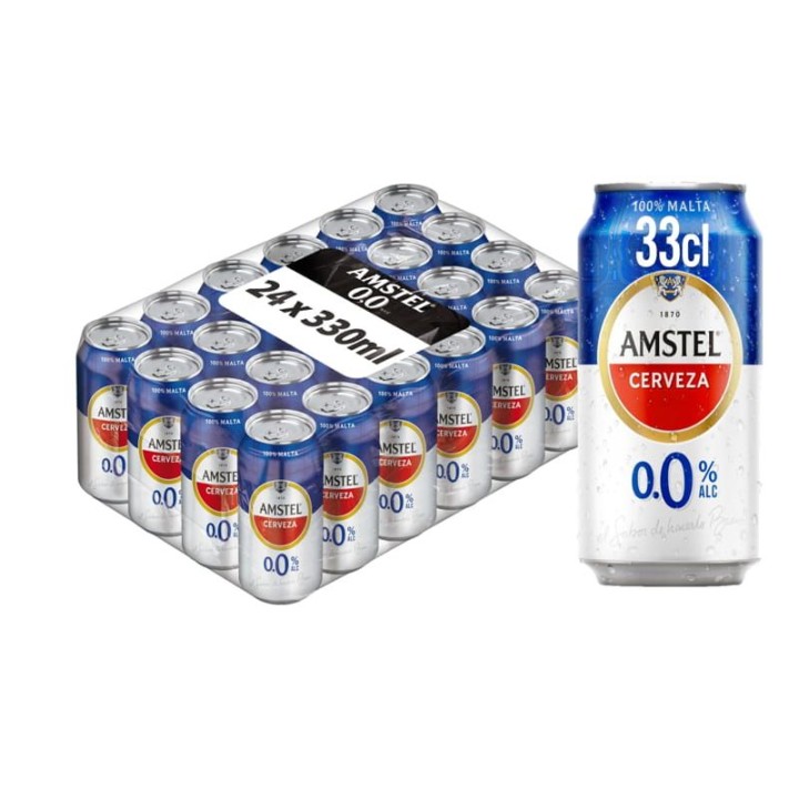 Pack 24 Bière Amstel 0'0 | Acheter En Ligne | Envoi Gratuit