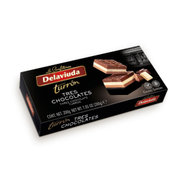 Turrón de Tres Chocolates Delaviuda | Comprar Online
