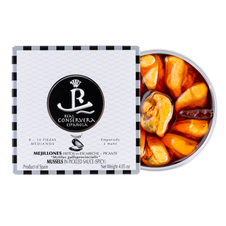 Spicy Mussels in Pickled Sauce Real Conservera Española